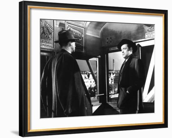 The Third Man, Joseph Cotten, Orson Welles, 1949-null-Framed Photo