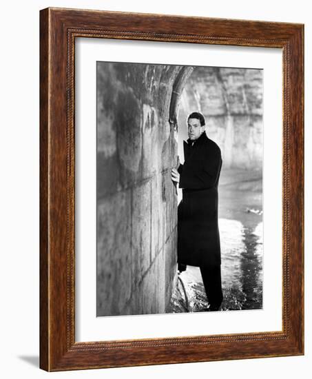 The Third Man, Orson Welles, 1949-null-Framed Photo