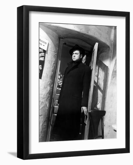 The Third Man, Orson Welles, 1949-null-Framed Premium Photographic Print