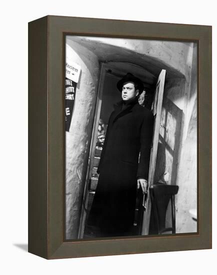 The Third Man, Orson Welles, 1949-null-Framed Stretched Canvas