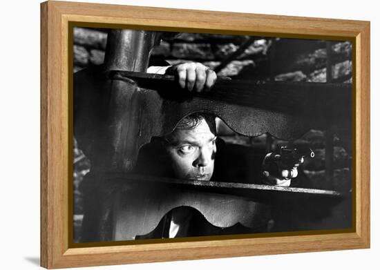 The Third Man, Orson Welles, 1949-null-Framed Stretched Canvas