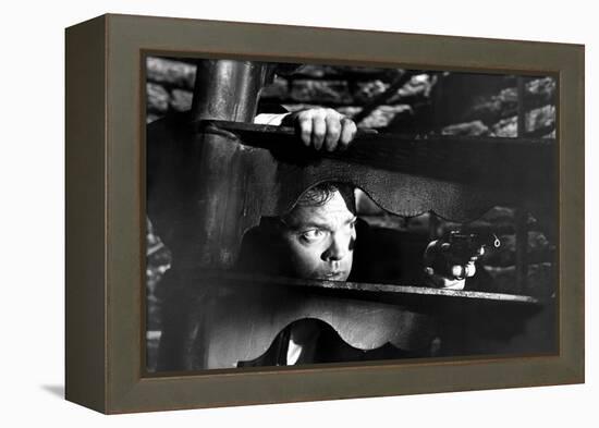 The Third Man, Orson Welles, 1949-null-Framed Stretched Canvas