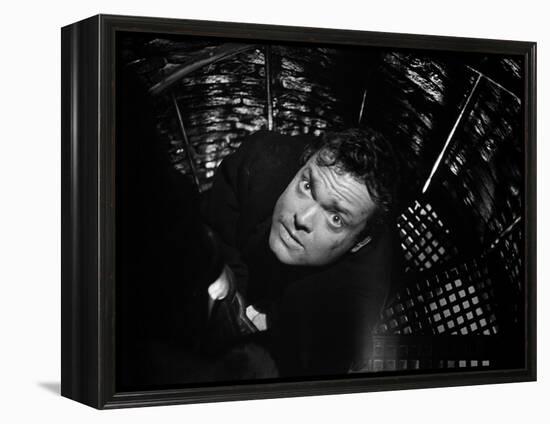 The Third Man, Orson Welles, 1949-null-Framed Stretched Canvas