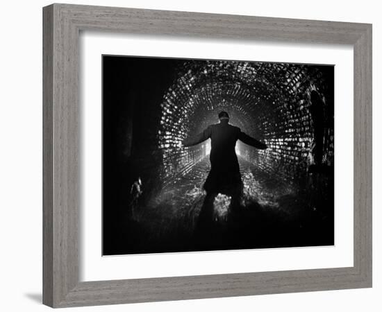 The Third Man, Orson Welles, 1949-null-Framed Premium Photographic Print