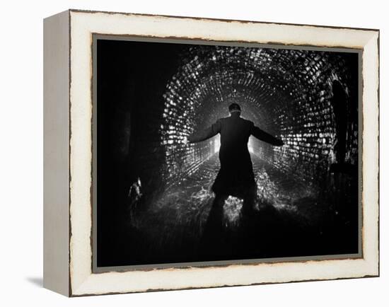 The Third Man, Orson Welles, 1949-null-Framed Stretched Canvas