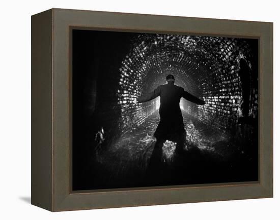 The Third Man, Orson Welles, 1949-null-Framed Stretched Canvas