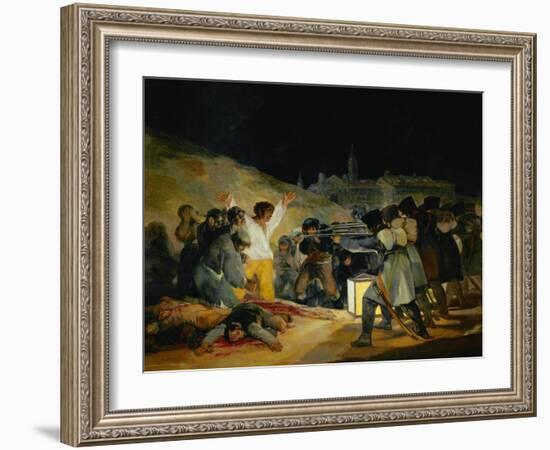 The Third of May, 1808, Painted in 1814-Suzanne Valadon-Framed Giclee Print