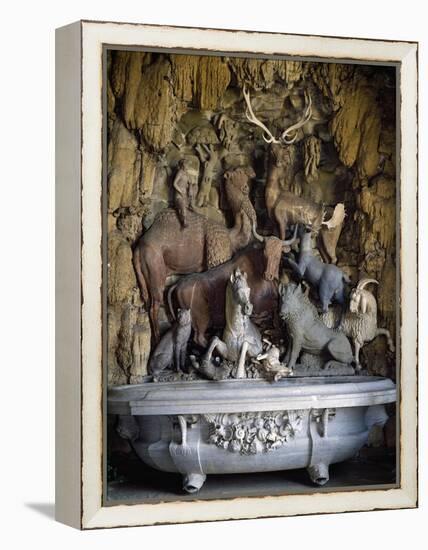 The Third Tank of the Cave of the Animals-null-Framed Premier Image Canvas