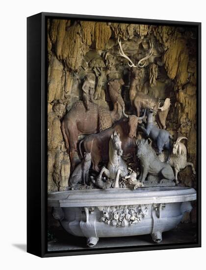The Third Tank of the Cave of the Animals-null-Framed Premier Image Canvas