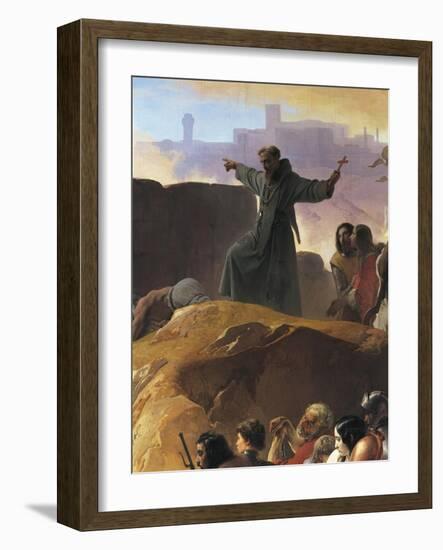 The Thirst Suffered by the First Crusaders in Jerusalem, Detail, 1836-1850-Francesco Hayez-Framed Giclee Print