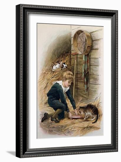 The Thirsty Kitten-Alice Havers-Framed Giclee Print