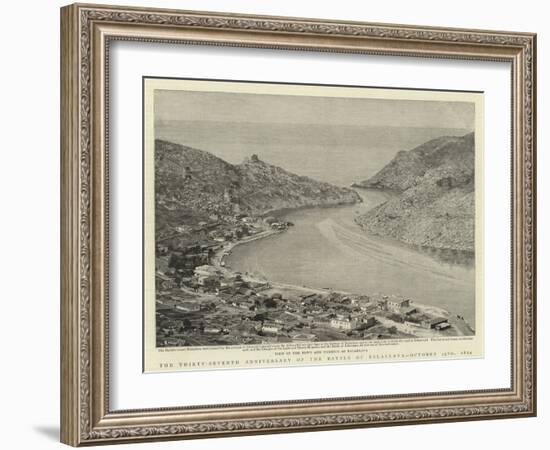 The Thirty-Seventh Anniversary of the Battle of Balaklava, 25 October 1854-null-Framed Giclee Print