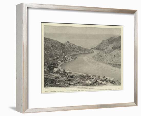 The Thirty-Seventh Anniversary of the Battle of Balaklava, 25 October 1854-null-Framed Giclee Print