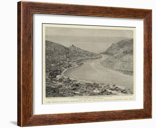 The Thirty-Seventh Anniversary of the Battle of Balaklava, 25 October 1854-null-Framed Giclee Print