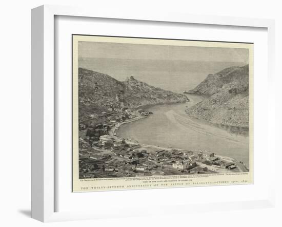 The Thirty-Seventh Anniversary of the Battle of Balaklava, 25 October 1854-null-Framed Giclee Print