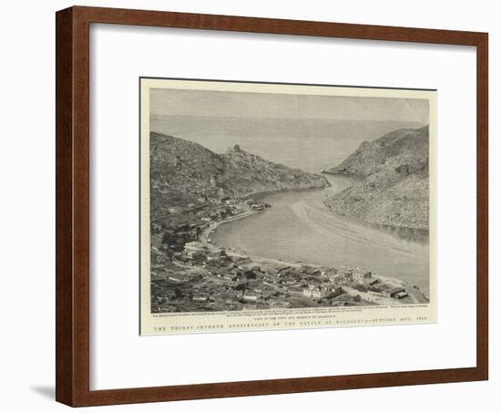 The Thirty-Seventh Anniversary of the Battle of Balaklava, 25 October 1854-null-Framed Giclee Print