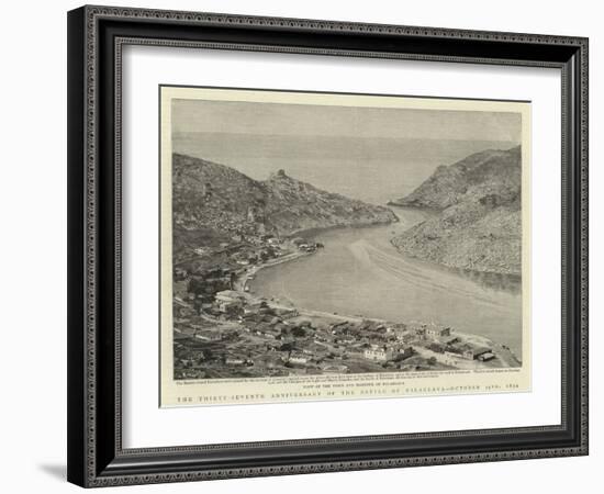 The Thirty-Seventh Anniversary of the Battle of Balaklava, 25 October 1854-null-Framed Giclee Print