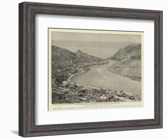 The Thirty-Seventh Anniversary of the Battle of Balaklava, 25 October 1854-null-Framed Giclee Print