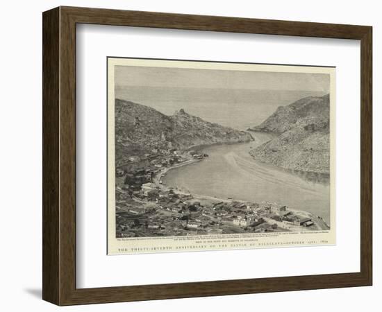 The Thirty-Seventh Anniversary of the Battle of Balaklava, 25 October 1854-null-Framed Giclee Print