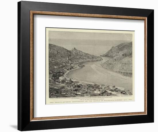 The Thirty-Seventh Anniversary of the Battle of Balaklava, 25 October 1854-null-Framed Giclee Print