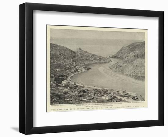 The Thirty-Seventh Anniversary of the Battle of Balaklava, 25 October 1854-null-Framed Giclee Print