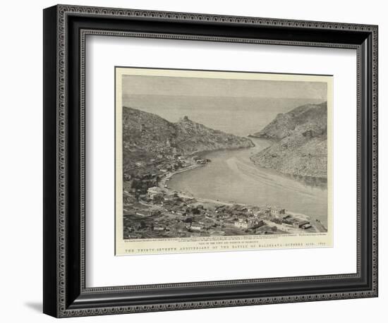 The Thirty-Seventh Anniversary of the Battle of Balaklava, 25 October 1854-null-Framed Giclee Print