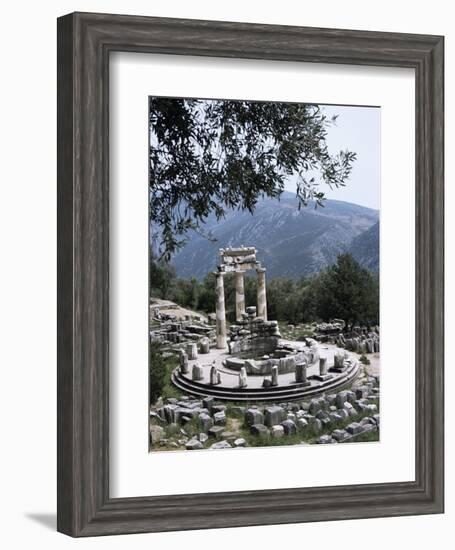 The Tholos, Delphi, Unesco World Heritage Site, Greece-Christina Gascoigne-Framed Photographic Print