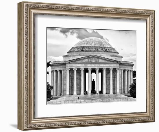 The Thomas Jefferson Memorial, Washington D.C, District of Columbia, Black and White Photography-Philippe Hugonnard-Framed Photographic Print