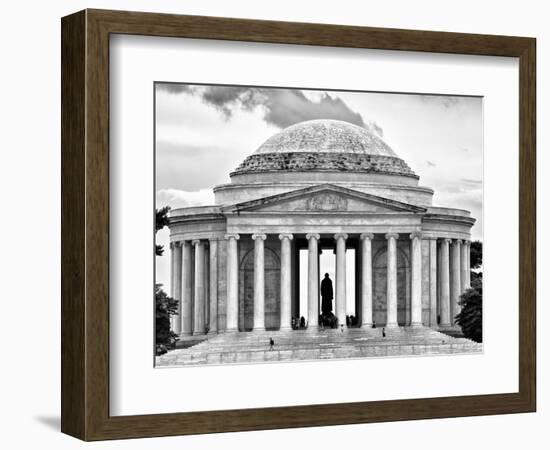 The Thomas Jefferson Memorial, Washington D.C, District of Columbia, Black and White Photography-Philippe Hugonnard-Framed Photographic Print