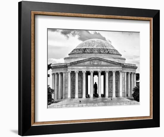 The Thomas Jefferson Memorial, Washington D.C, District of Columbia, Black and White Photography-Philippe Hugonnard-Framed Photographic Print