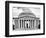 The Thomas Jefferson Memorial, Washington D.C, District of Columbia, Black and White Photography-Philippe Hugonnard-Framed Photographic Print