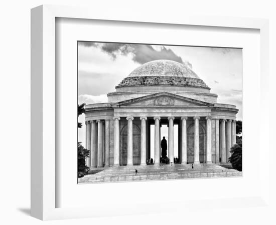 The Thomas Jefferson Memorial, Washington D.C, District of Columbia, Black and White Photography-Philippe Hugonnard-Framed Photographic Print