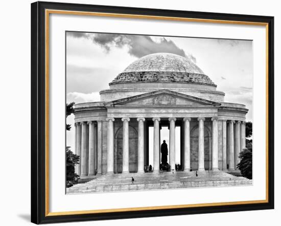 The Thomas Jefferson Memorial, Washington D.C, District of Columbia, Black and White Photography-Philippe Hugonnard-Framed Photographic Print