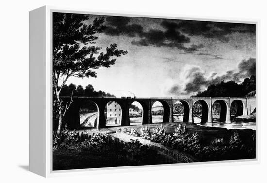 The Thomas Viaduct-null-Framed Premier Image Canvas