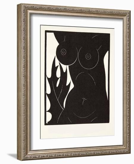 The Thorn in the Flesh, 1921-Eric Gill-Framed Giclee Print