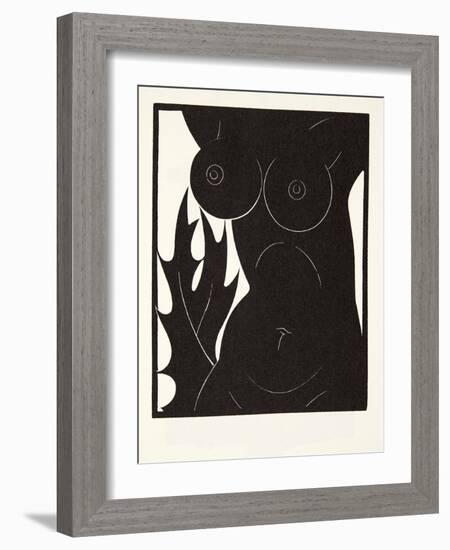 The Thorn in the Flesh, 1921-Eric Gill-Framed Giclee Print