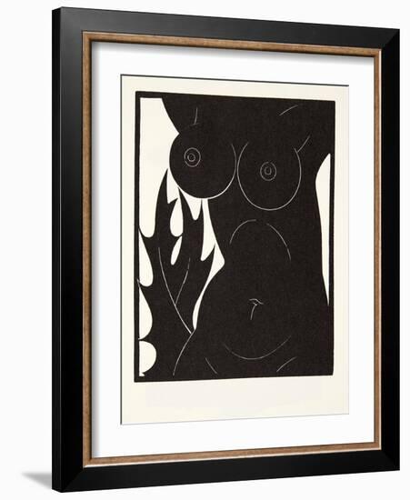 The Thorn in the Flesh, 1921-Eric Gill-Framed Giclee Print