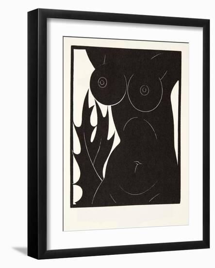 The Thorn in the Flesh, 1921-Eric Gill-Framed Giclee Print