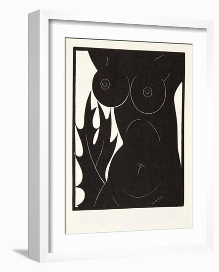 The Thorn in the Flesh, 1921-Eric Gill-Framed Giclee Print