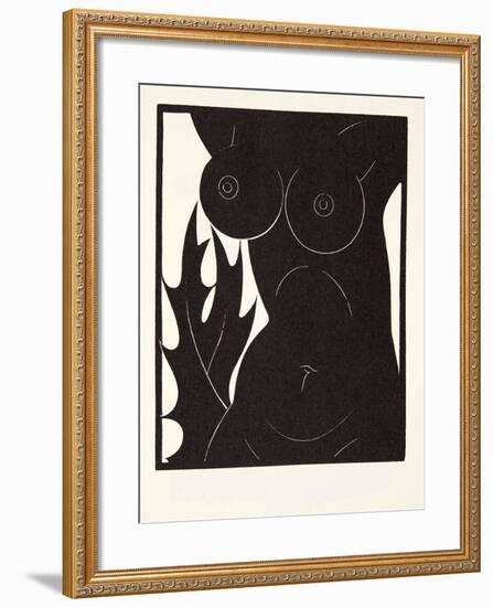 The Thorn in the Flesh, 1921-Eric Gill-Framed Giclee Print