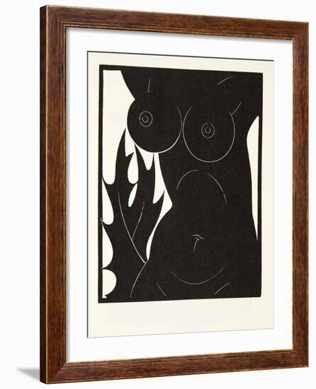 The Thorn in the Flesh, 1921-Eric Gill-Framed Giclee Print