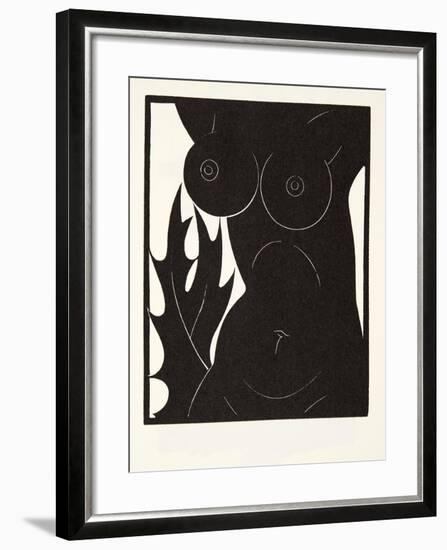 The Thorn in the Flesh, 1921-Eric Gill-Framed Giclee Print