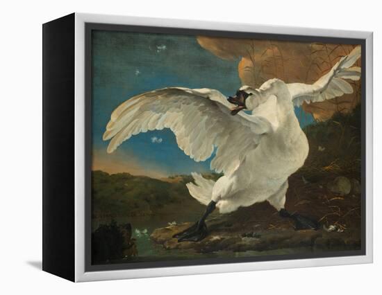 The Threatened Swan, before 1652-Jan Asselijn-Framed Premier Image Canvas