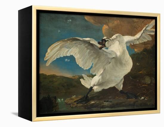 The Threatened Swan, before 1652-Jan Asselijn-Framed Premier Image Canvas