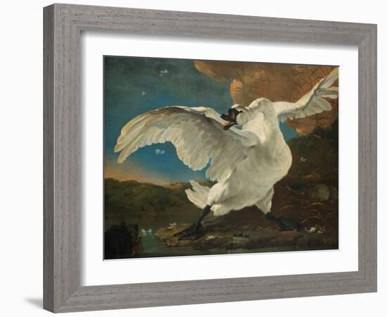 The Threatened Swan, before 1652-Jan Asselijn-Framed Giclee Print