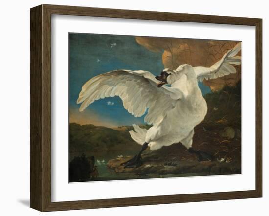 The Threatened Swan, before 1652-Jan Asselijn-Framed Giclee Print