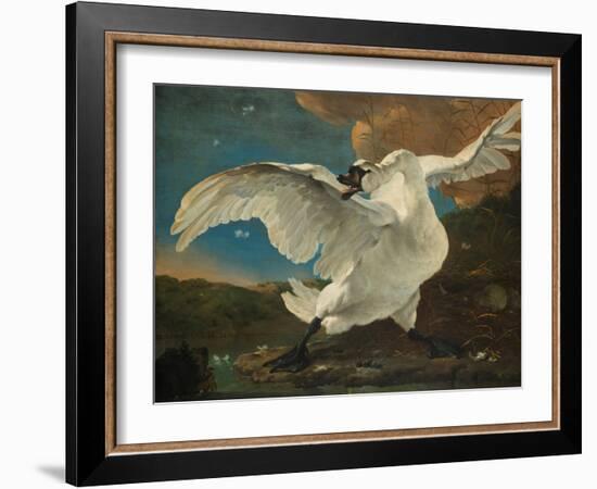 The Threatened Swan, before 1652-Jan Asselijn-Framed Giclee Print