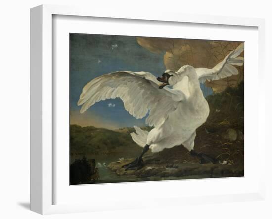 The Threatened Swan, c.1650-Jan Asselyn-Framed Giclee Print