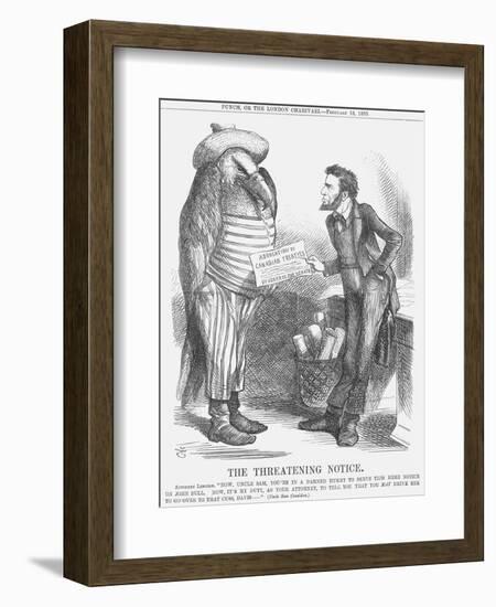 The Threatening Note, 1865-John Tenniel-Framed Giclee Print