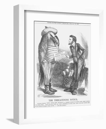 The Threatening Note, 1865-John Tenniel-Framed Giclee Print